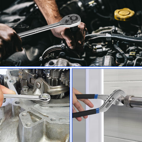 Prostormer toolkit on a neat workbench supports efficient home repairs.
