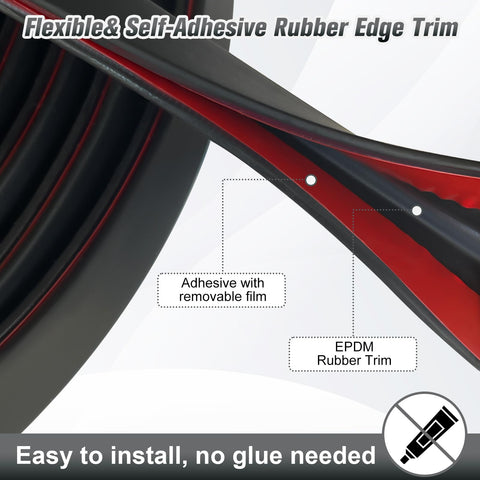 Protalwell car door edge protector reduces paint chips and dings