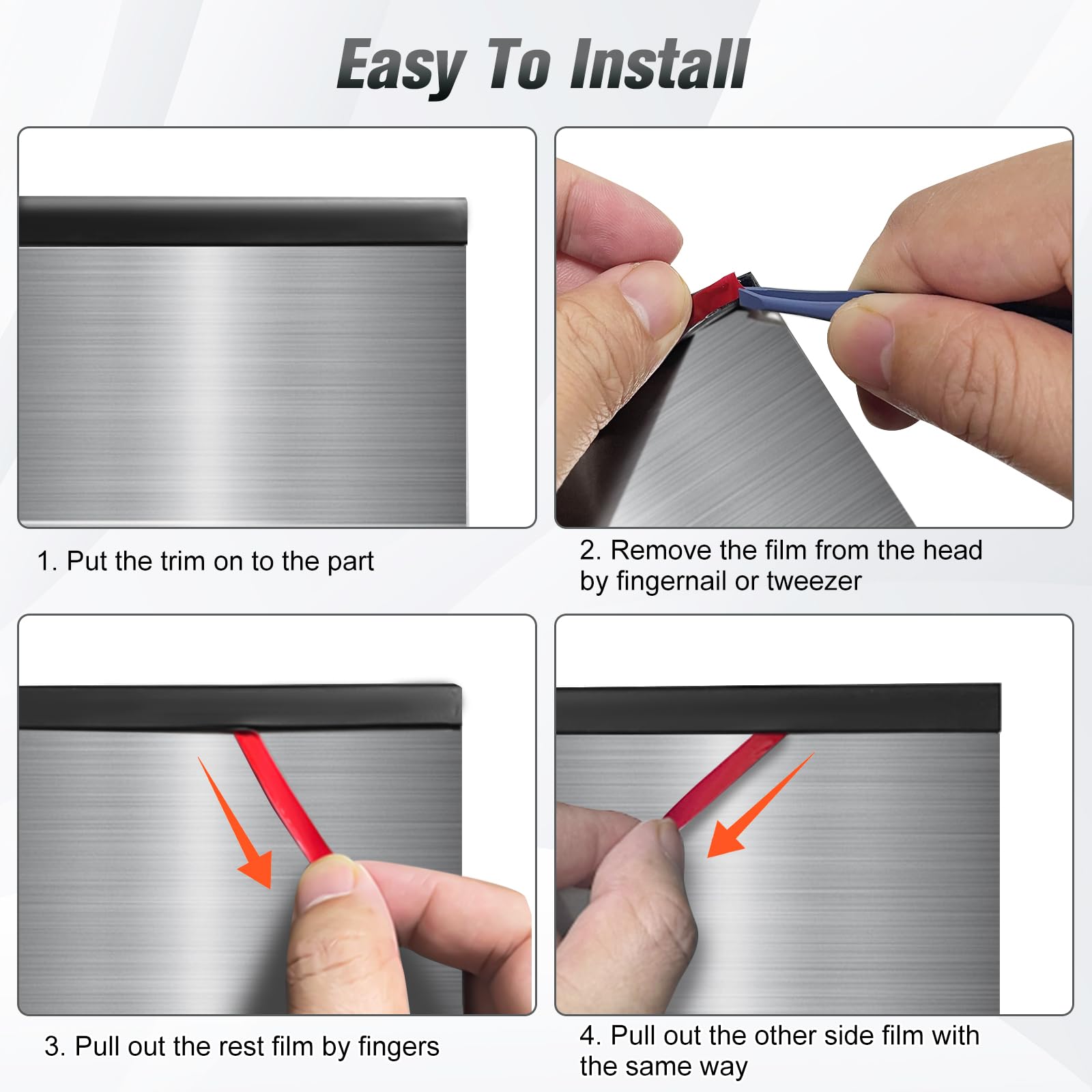 Protalwell flexible edge trim is easy to cut and bend