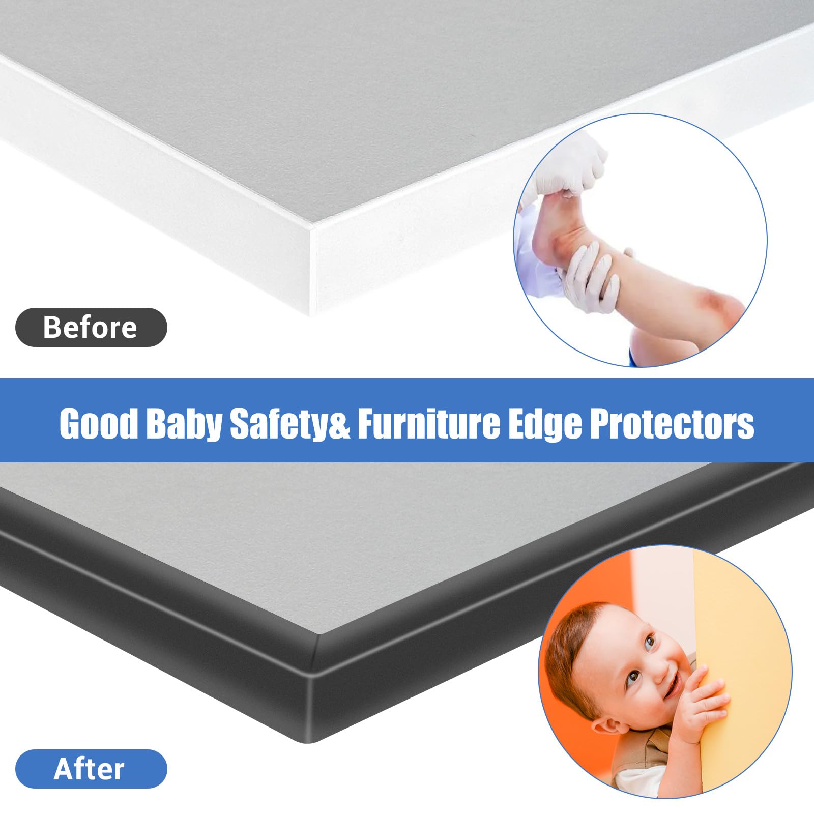 Protalwell edge trim on plywood edge shows broad compatibility with surfaces.