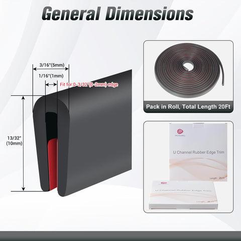 Protalwell self-adhesive edge protector shown for quick installation