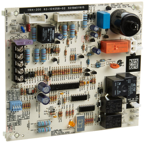 ProTech 62-104058-02 integrated furnace control board for reliable heating control