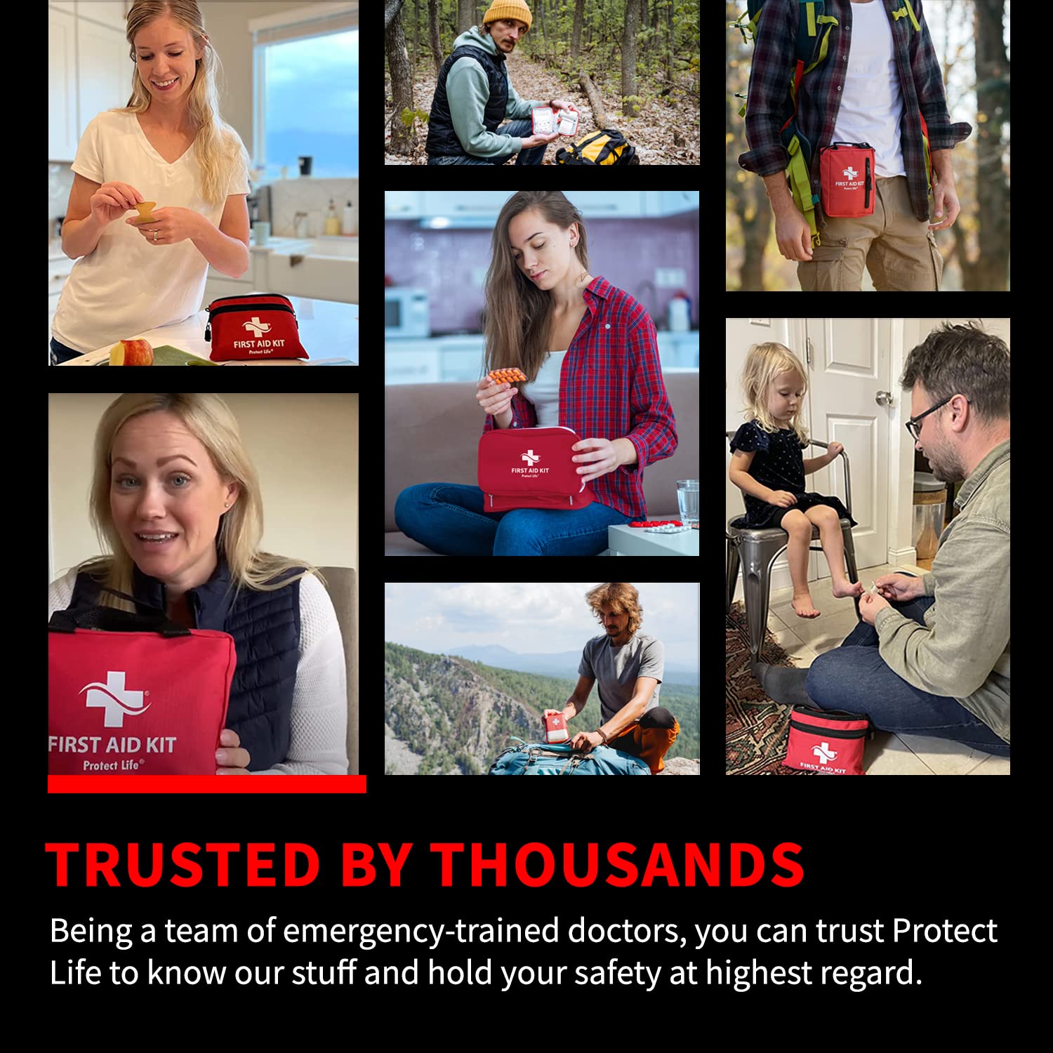 Protect Life Outdoor survival pack complements car trips and travel.