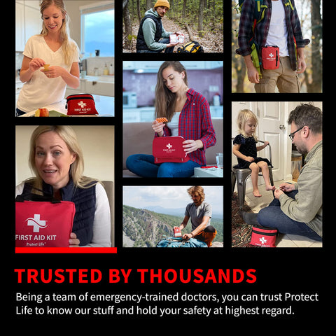 Protect Life Outdoor survival pack complements car trips and travel.