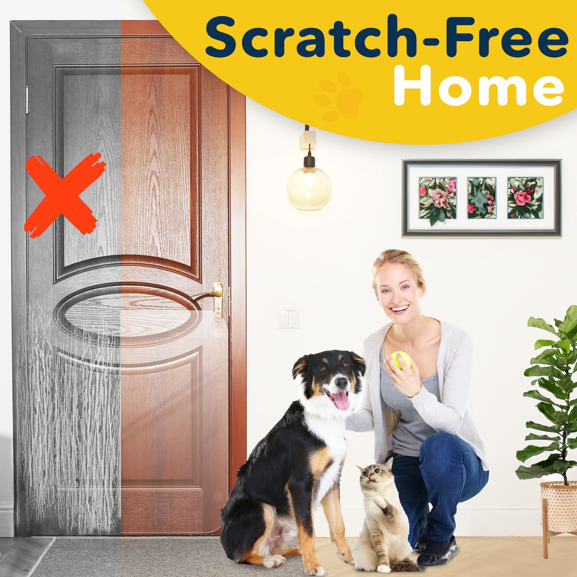 PROTECTO 35x24 inch protector offers wide coverage for doors and frames