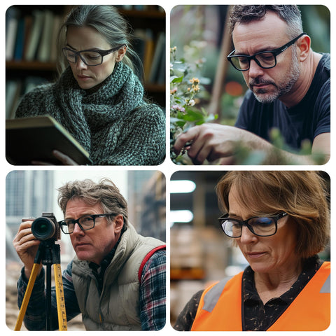 ProtectX anti-scratch lenses maintain clarity during daily use.
