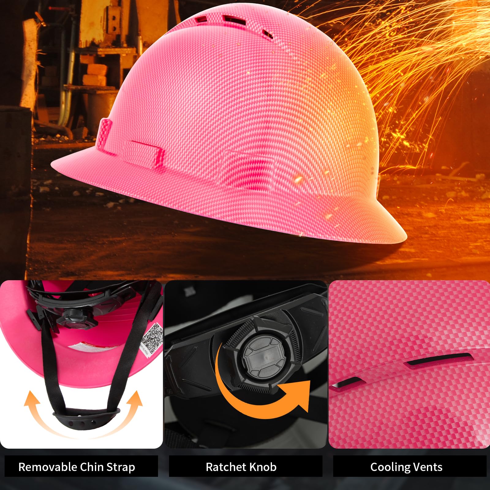 ProtectX hydro-dipped pink finish stands up to daily wear.