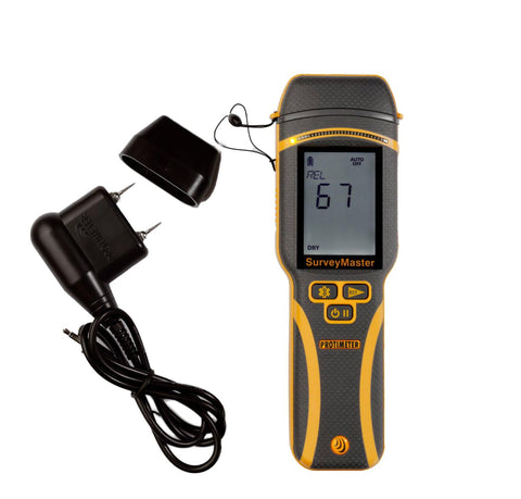 Protimeter Surveymaster Bluetooth connect enables wireless data transfer to the Connect app.