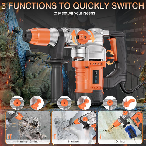 Protmex 360-degree handle enables precise control during tile removal