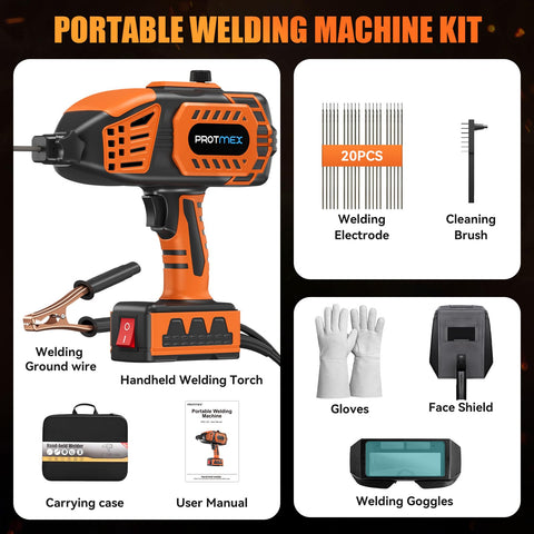 Protmex ready-to-go tool with carry bag for on-site repairs.