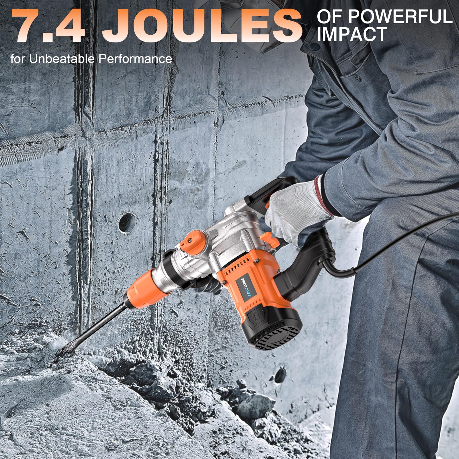 Protmex safety clutch protection helps reduce wrist strain