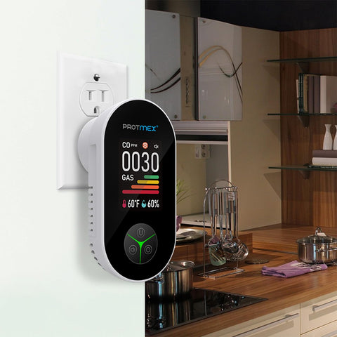Protmex temperature-humidity monitor shows real-time context for comfortable living spaces.