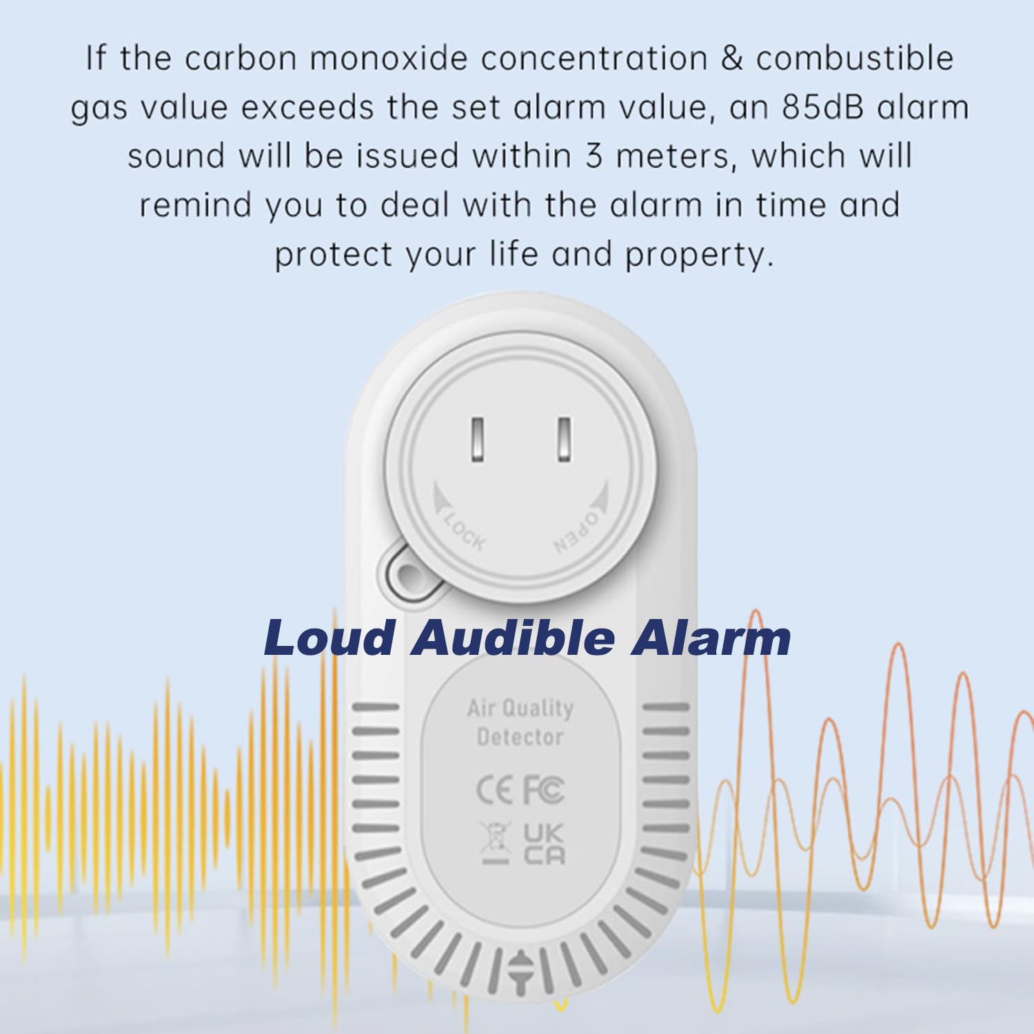 Protmex travel-friendly detector supports monitoring during trips or hotel stays.