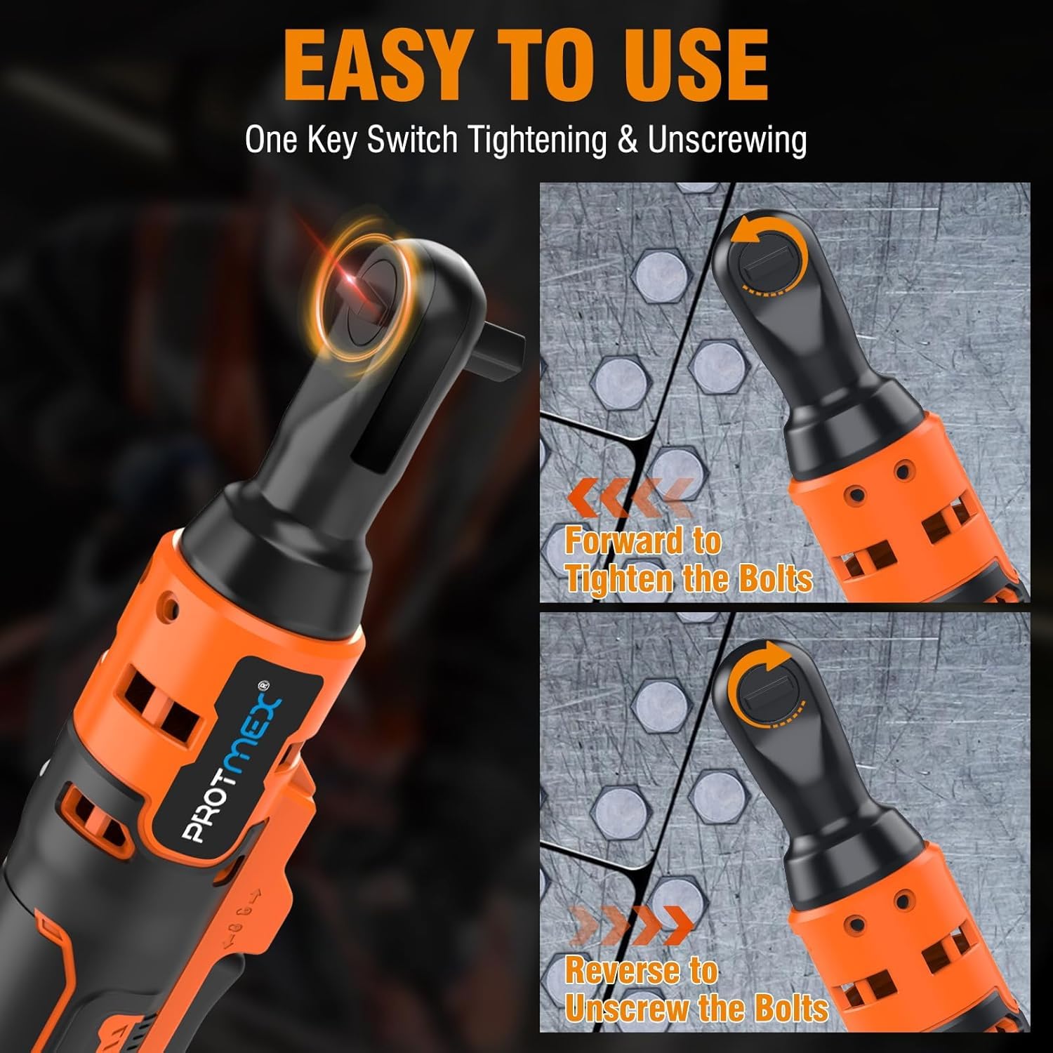 Protmex two 21V 2.0Ah batteries extend runtime for longer sessions.