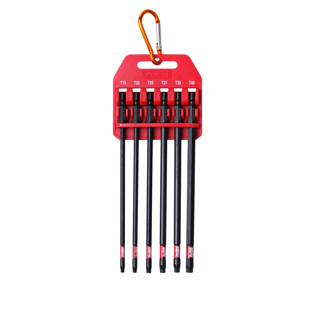 Protorq Long Impact Bit Set with Torx bits for durable screwdriving