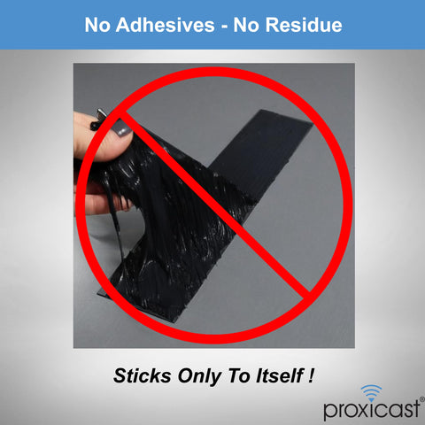 Close-up of waterproof electrical connection sealed with Proxicast silicone tape.