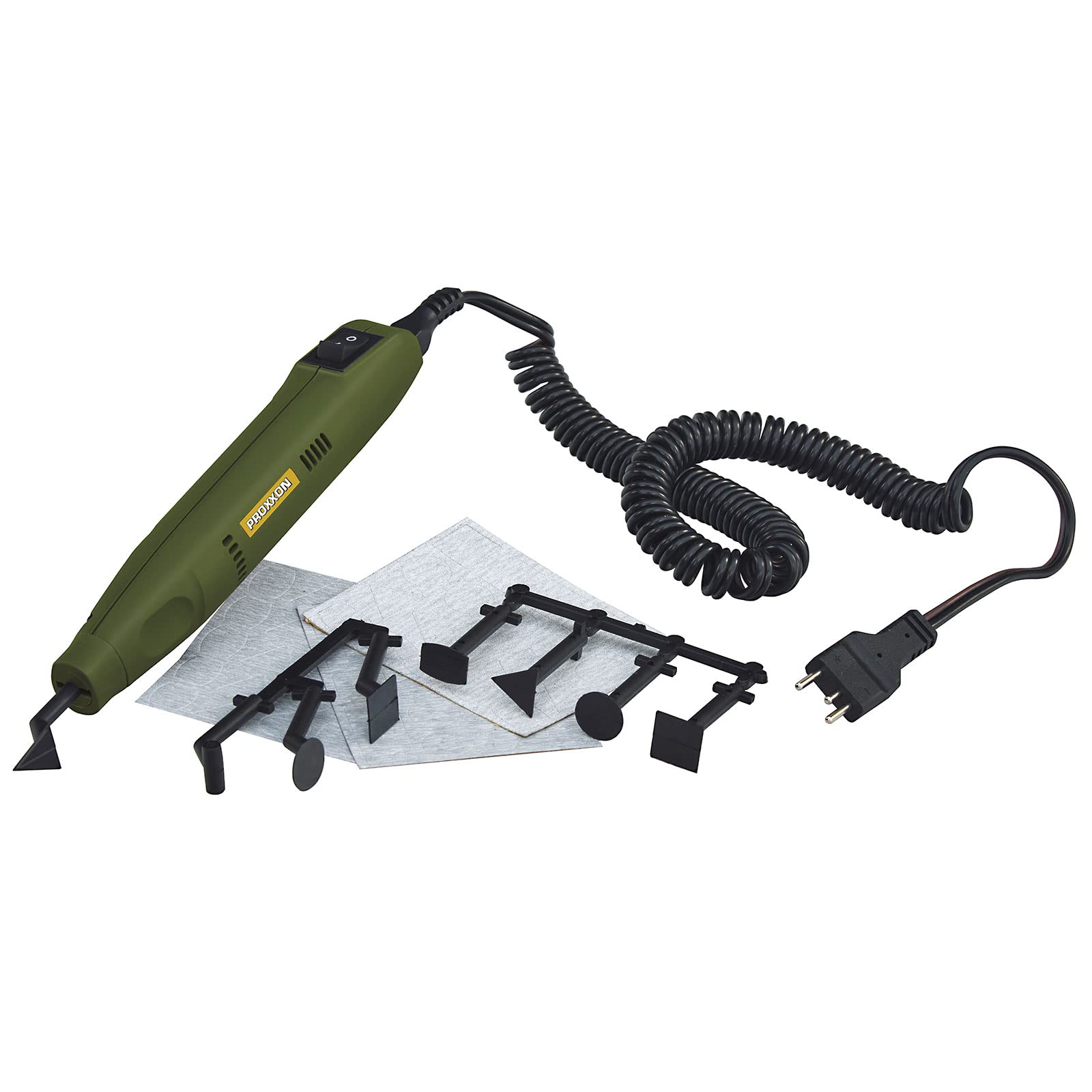 PROXXON PS 13 pen sander front view for precise wood finishing