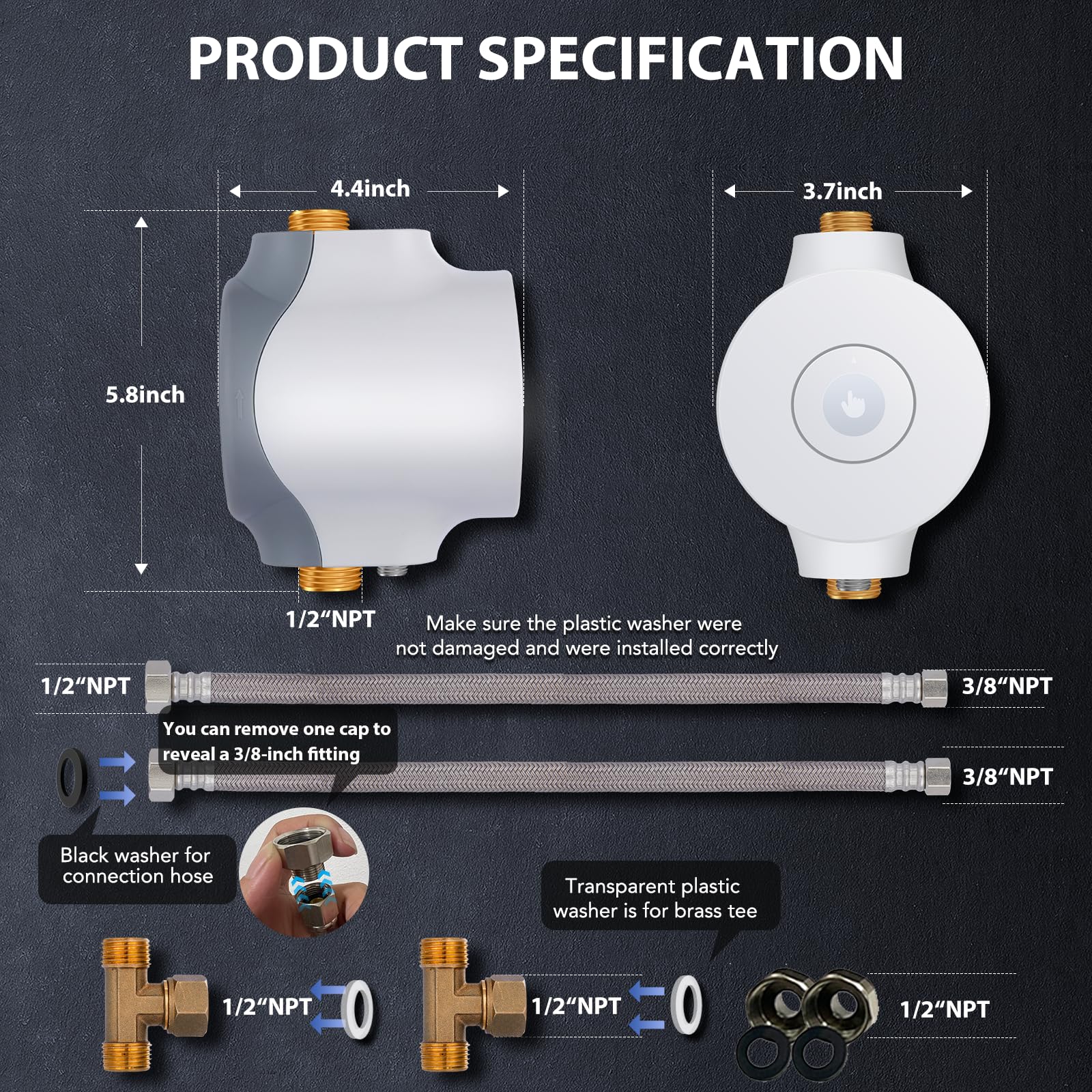 PROZRTED HBS24-12 remote control displaying temperature settings and memory function