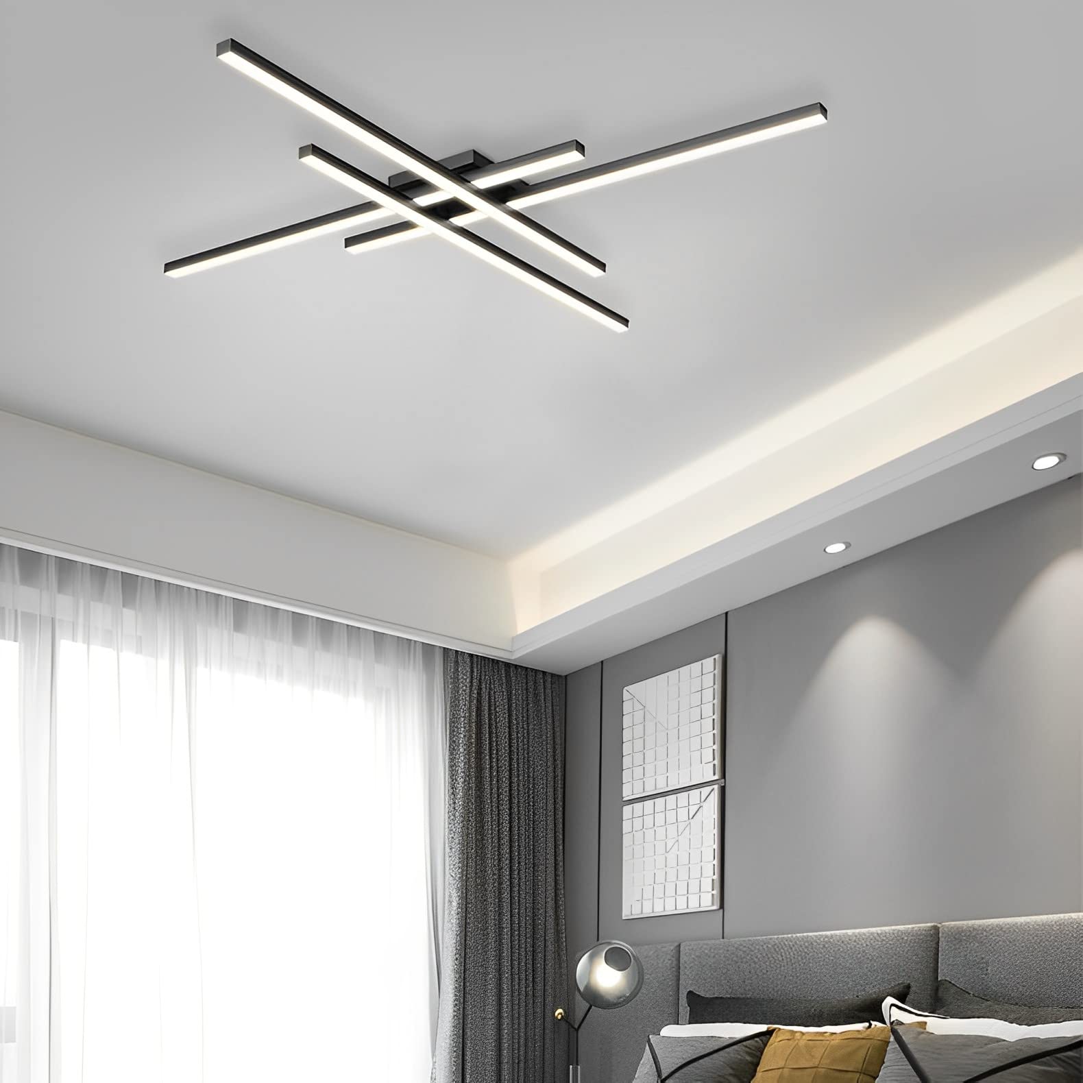 PRTSER modern ceiling light ideal for bedroom or living room