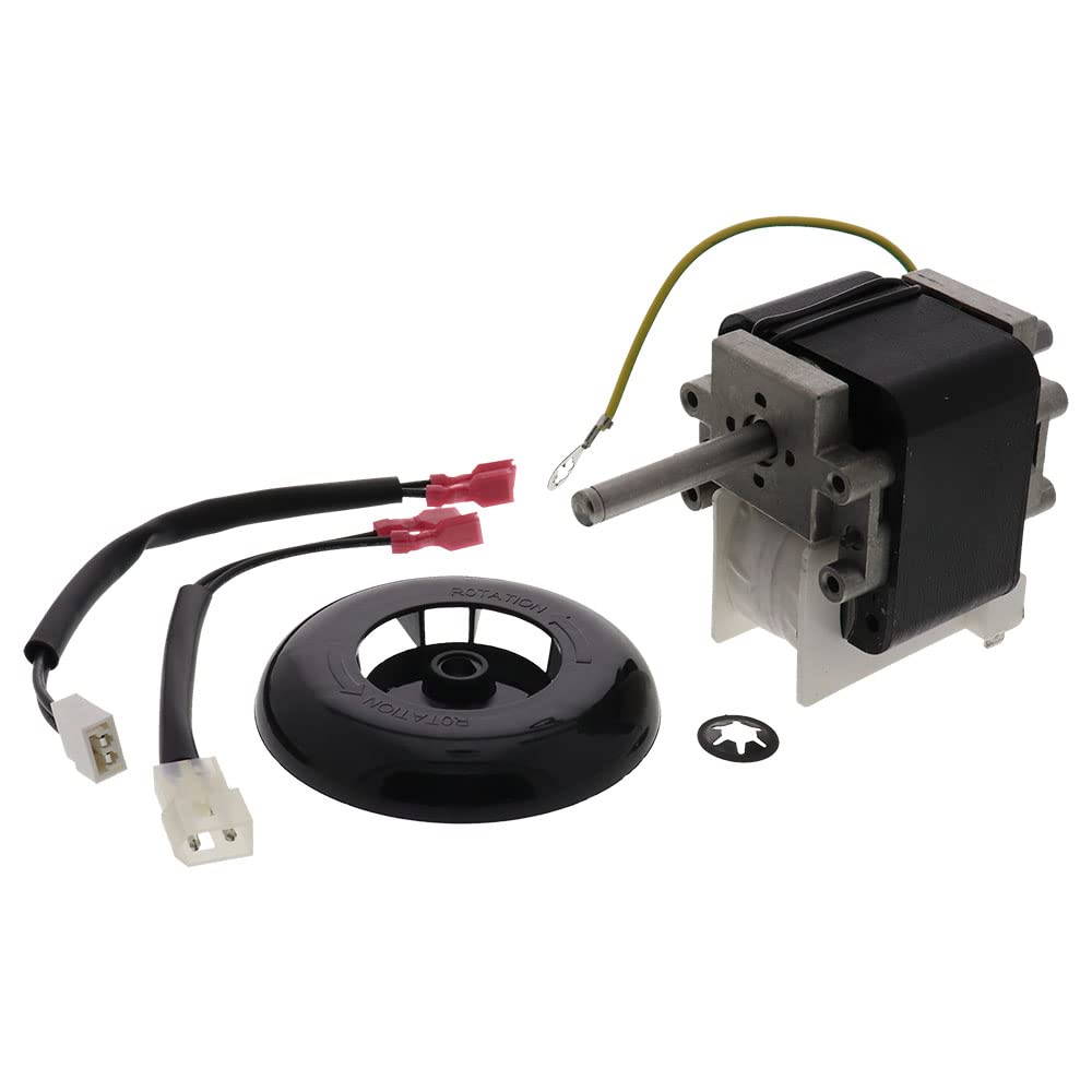Prysm inducer motor front view, ready-to-install replacement for Carrier furnaces.
