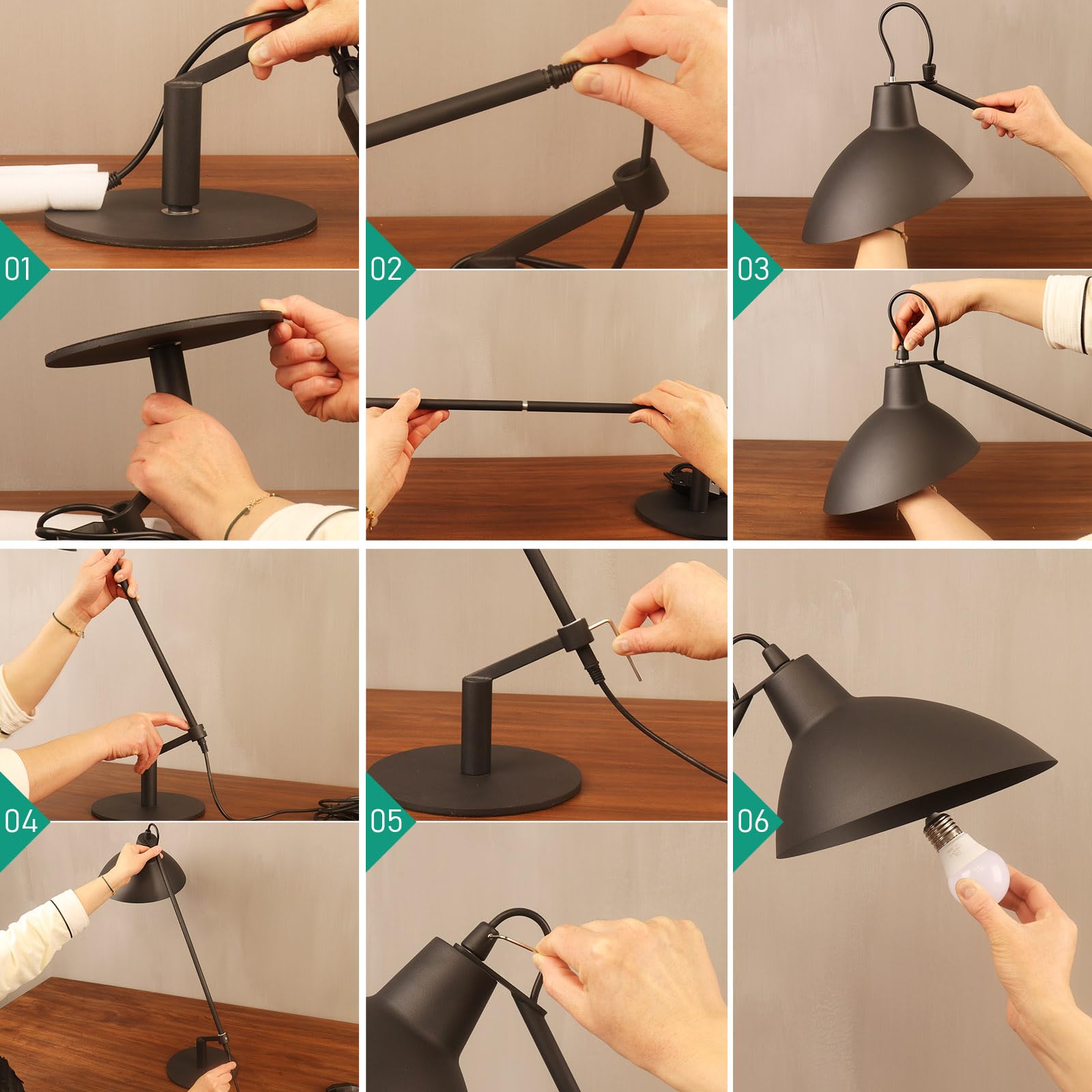 PSDSSHIIS desk lamp 3000K warm light creates cozy reading ambience