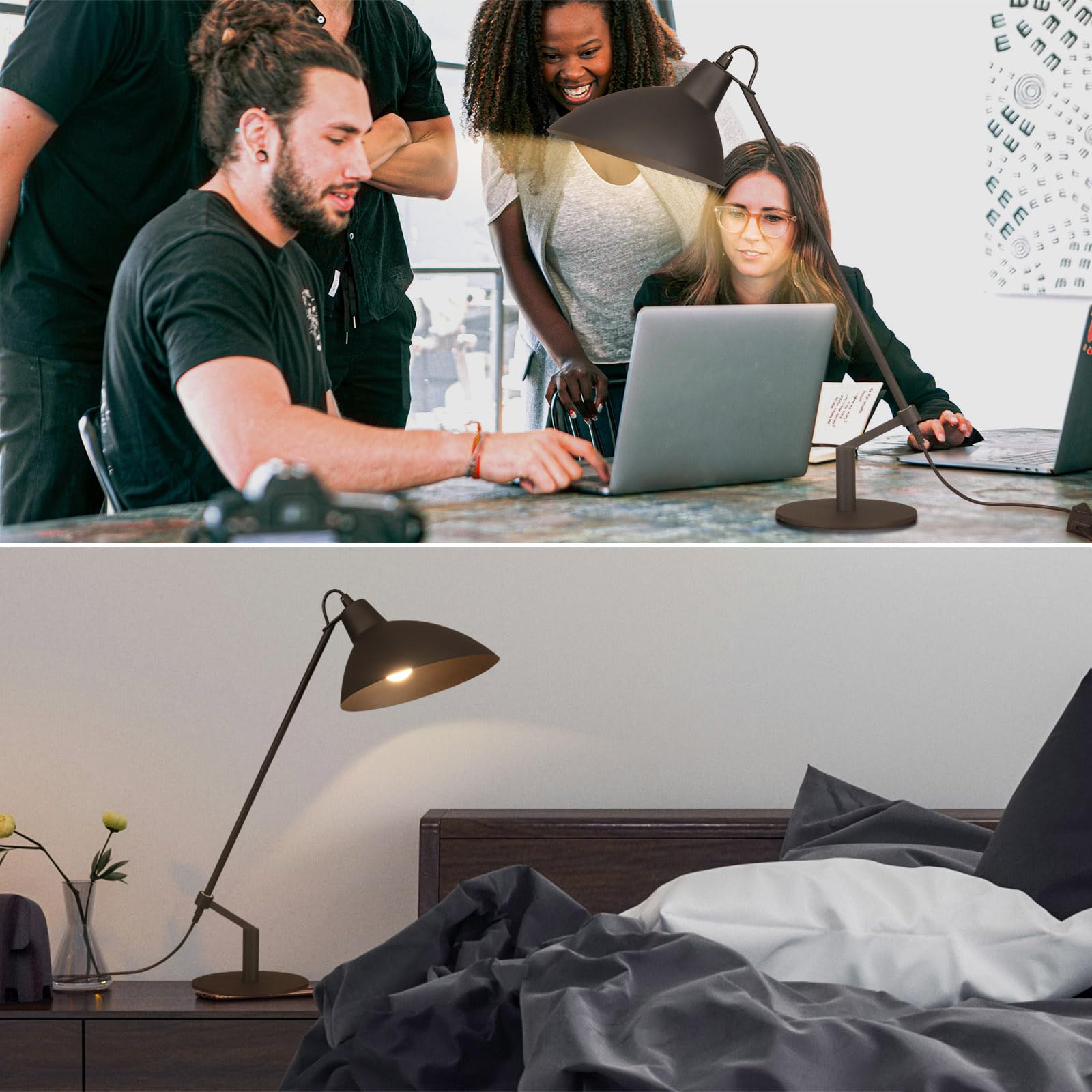 PSDSSHIIS desk lamp dimmable switch enables customizable lighting levels