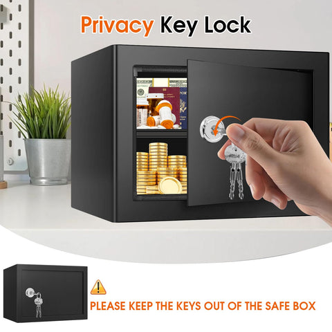 Psisuvry anti-pry hinges deter prying and protect valuables.
