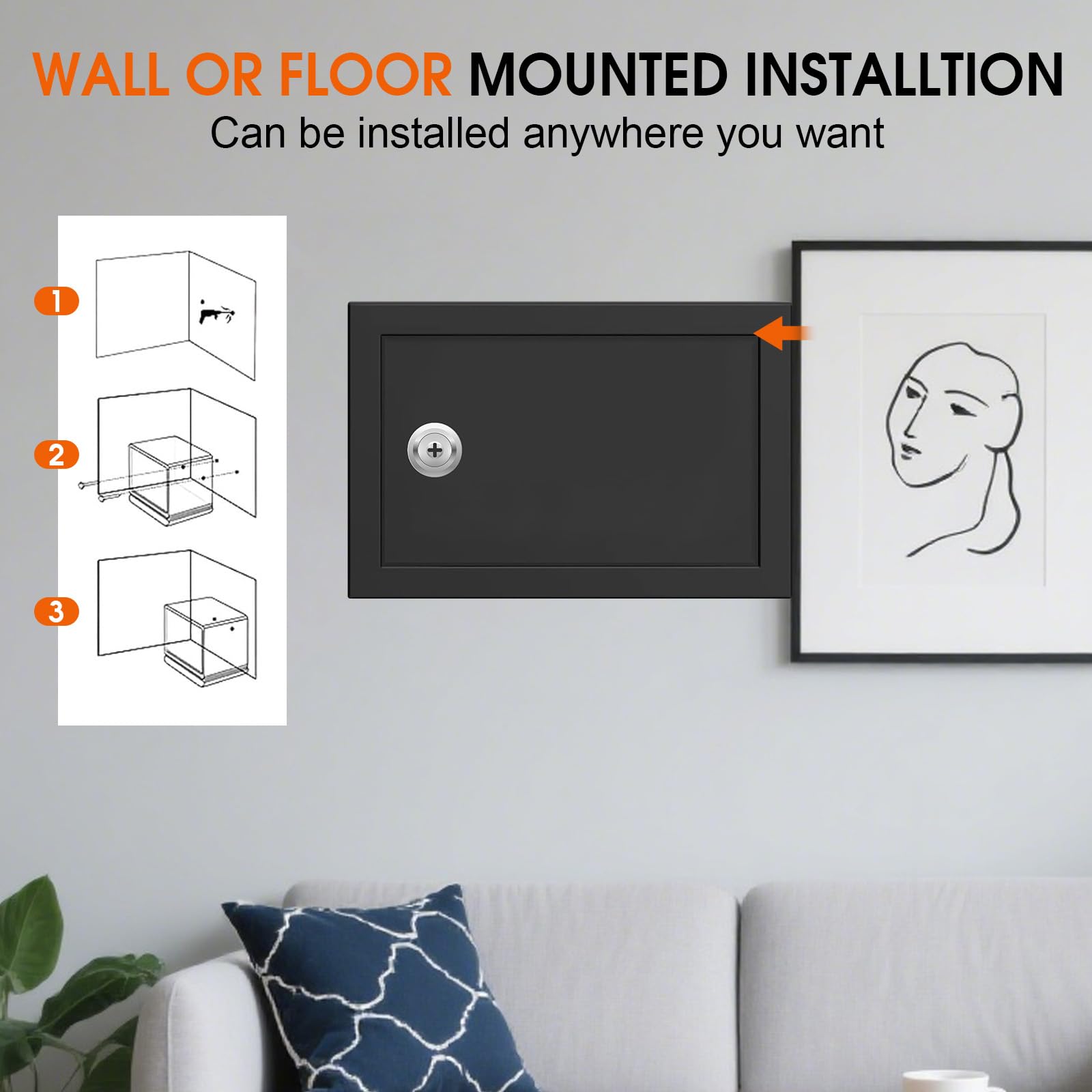 Psisuvry reinforced door edges prevent tampering and forced entry.