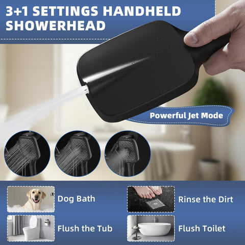 Psylc handheld spray with 3+1 settings for versatile cleaning