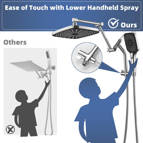 Psylc handheld spray performance for flexible cleaning and bathing.