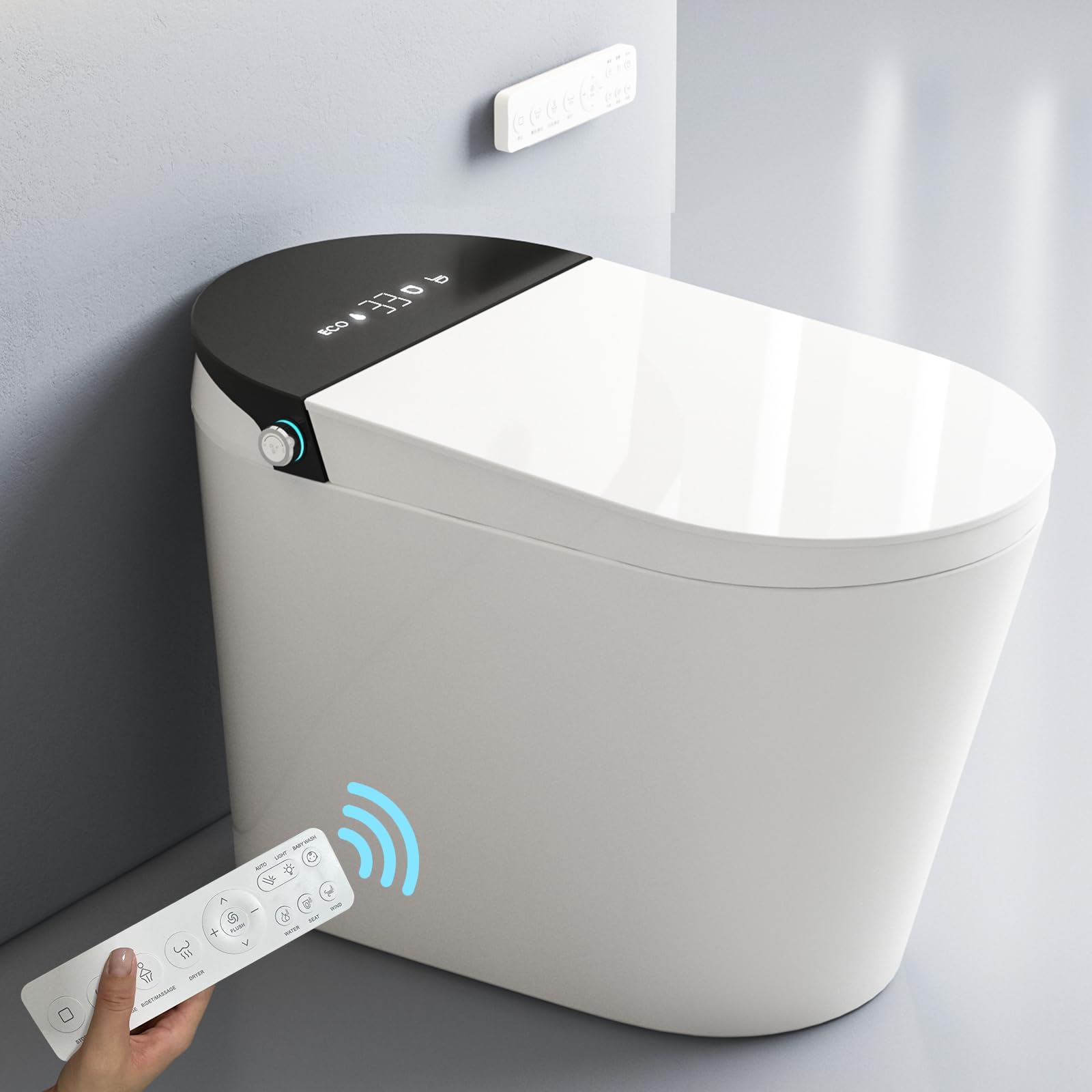 Pudyavr Smart Toilet with 1000g MaP flush for powerful, efficient cleansing.