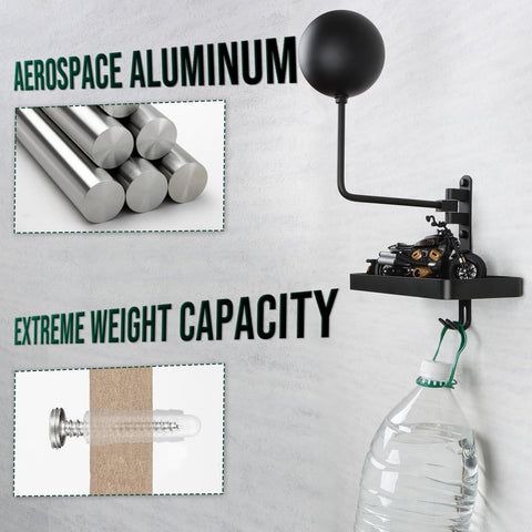 PUERSI wall mount storage keeps gear neatly organized