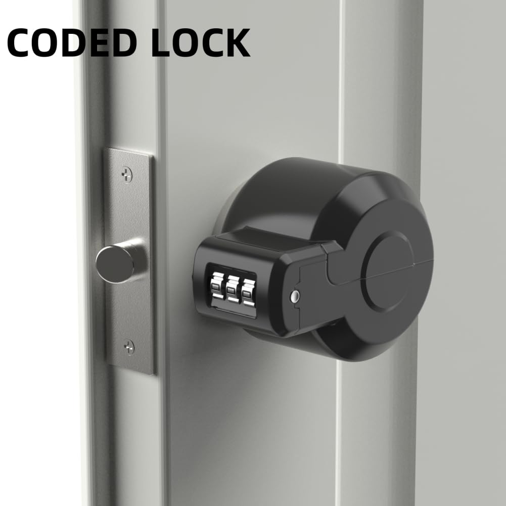 PUGED lockout cover mounted on knob enables quick, tool-free use