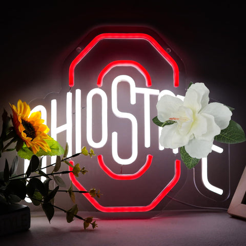 Pugna football neon sign wall-decor with vibrant game-night glow.