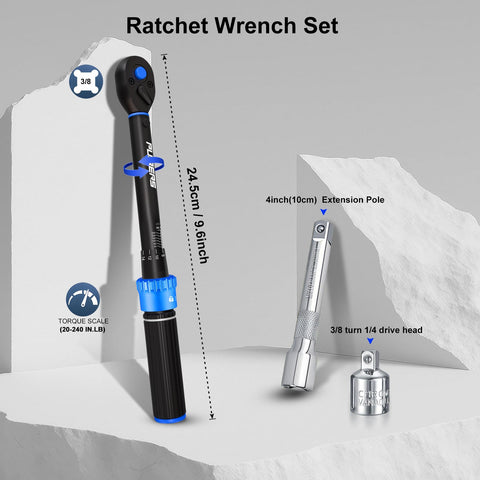 PUIBERS extension bar adds reach for hard-to-reach bolts during bike maintenance.