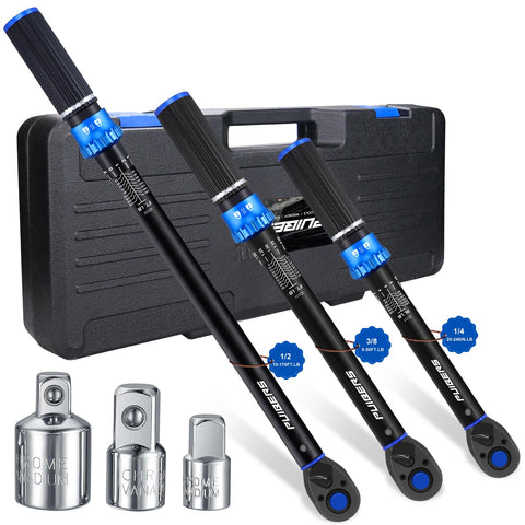 PUIBERS torque wrench set with 1/2 drive dials for precise torque