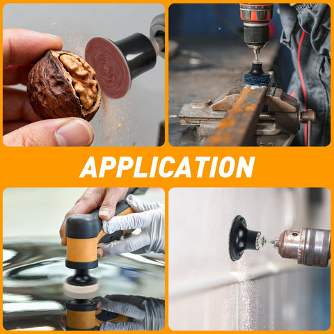 Pukamam 2-inch hook-and-loop pad for smooth surface polishing.