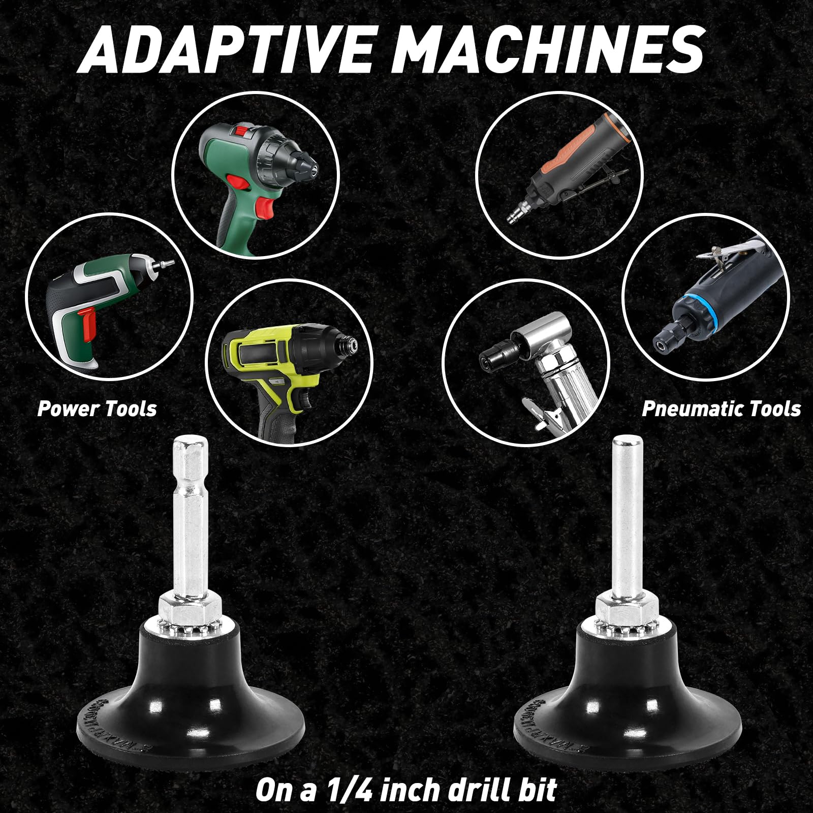 Pukamam 45,000 rpm diamond disc powers fast surface prep.