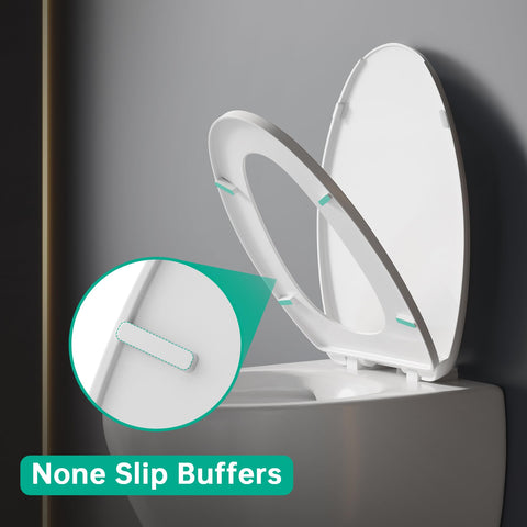 PUKANIUM elongated seat measures 18.5 in L by 14 in W for compatibility.