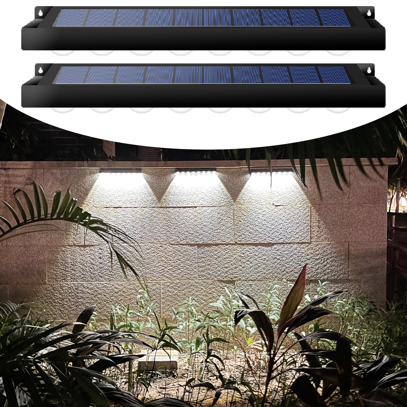 PULITAITONG High Bright fence light packaging shown for easy outdoor lighting upgrade