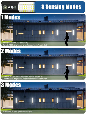 PULITAITONG motion-sensing mode detects passersby for momentary brightness.