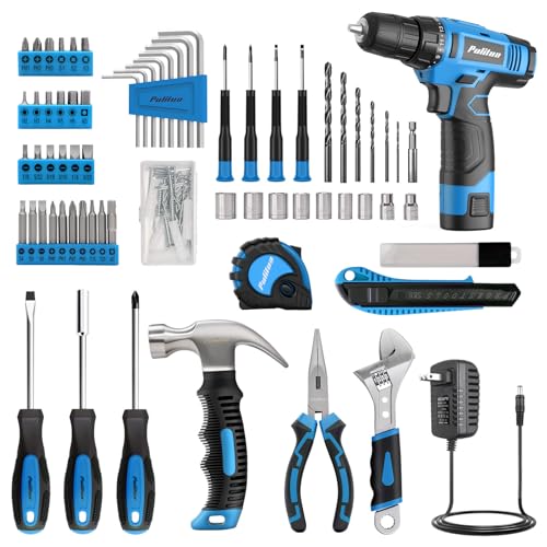 PULITUO ergonomic cordless drill designed for comfortable extended use.