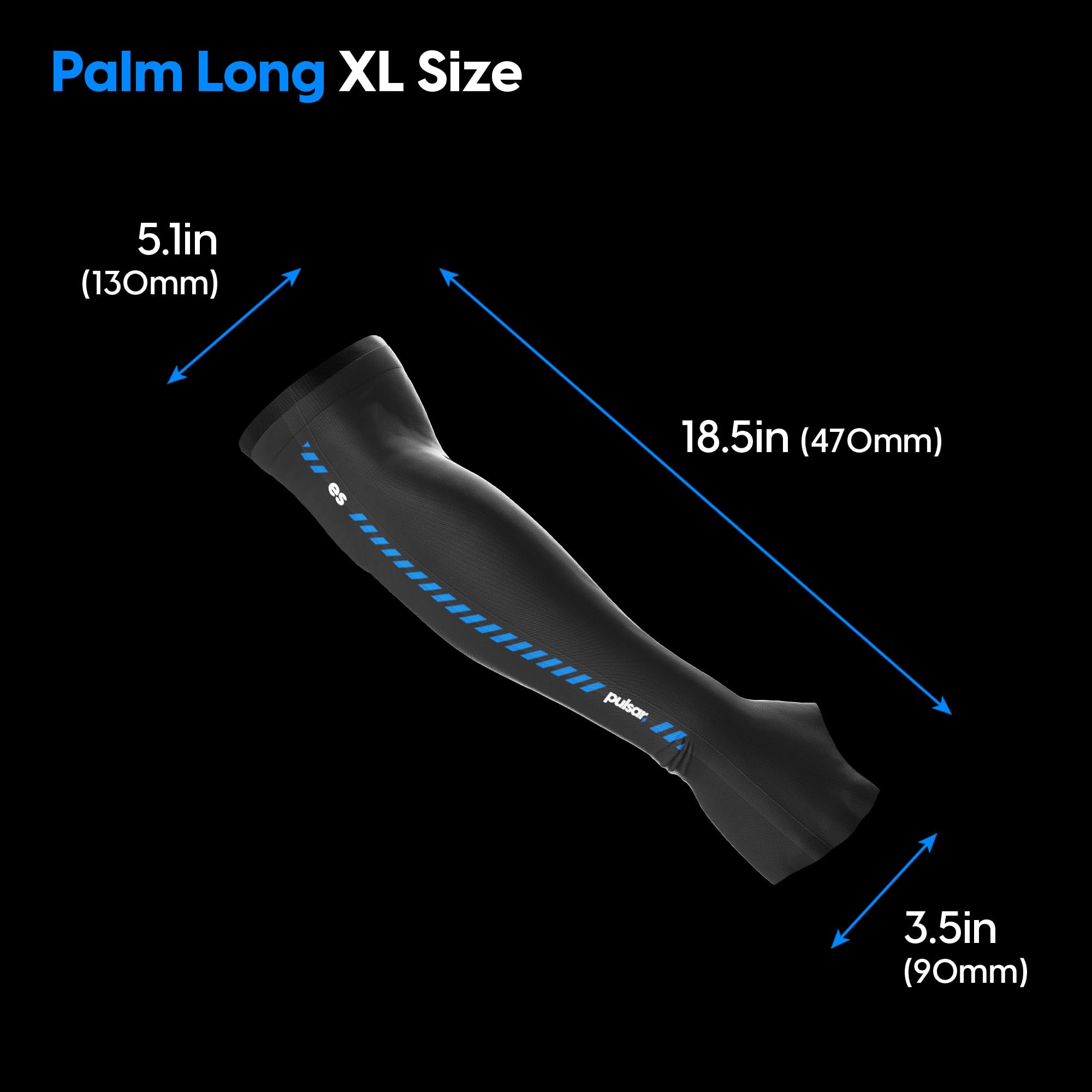Pulsar eS arm sleeve provides ergonomic support for extended gaming sessions.