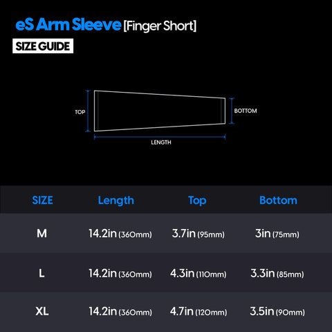 PULSAR eS Arm Sleeve seamless finish supports smooth arm motion.