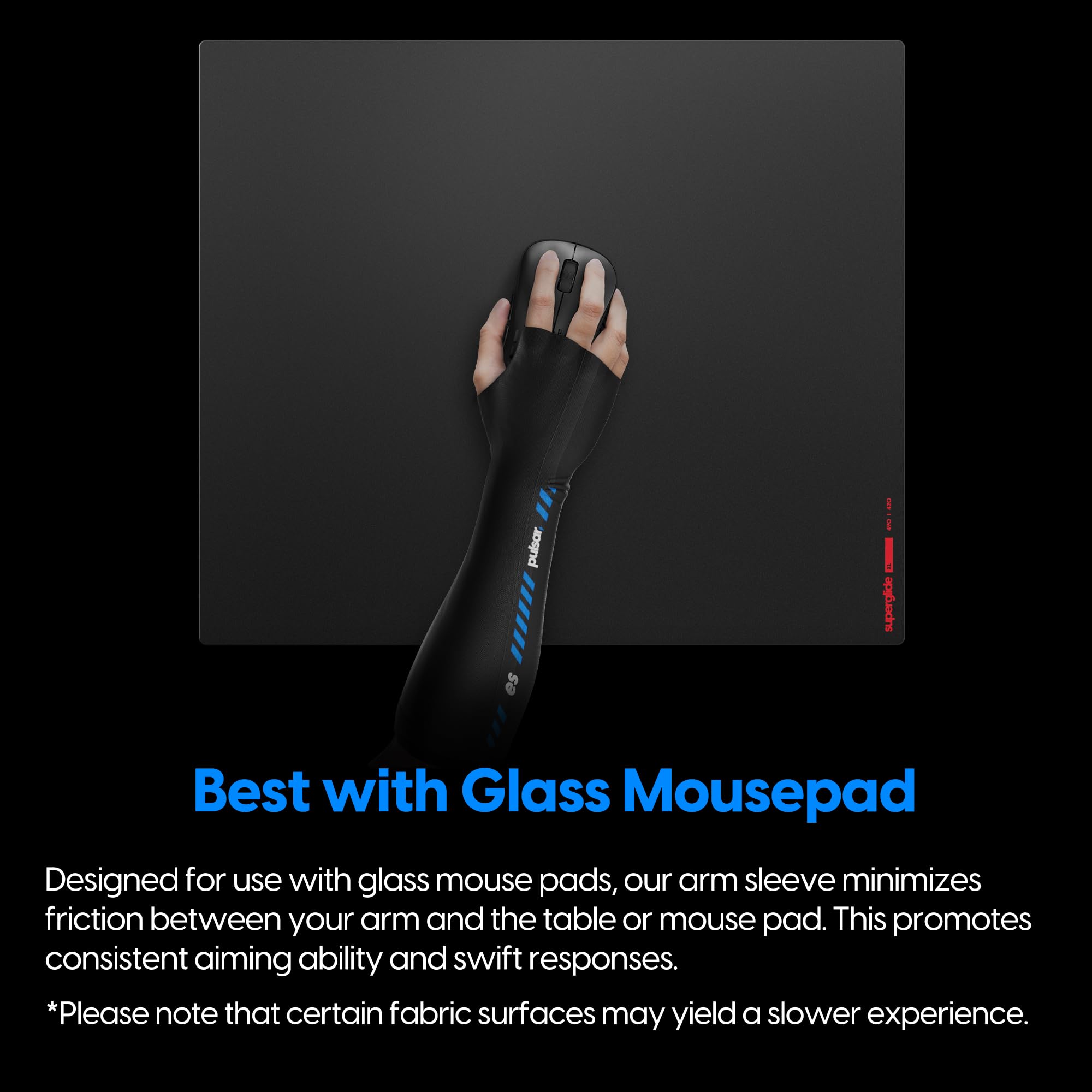 Pulsar eS arm sleeve seamless design offers soft, durable wear.