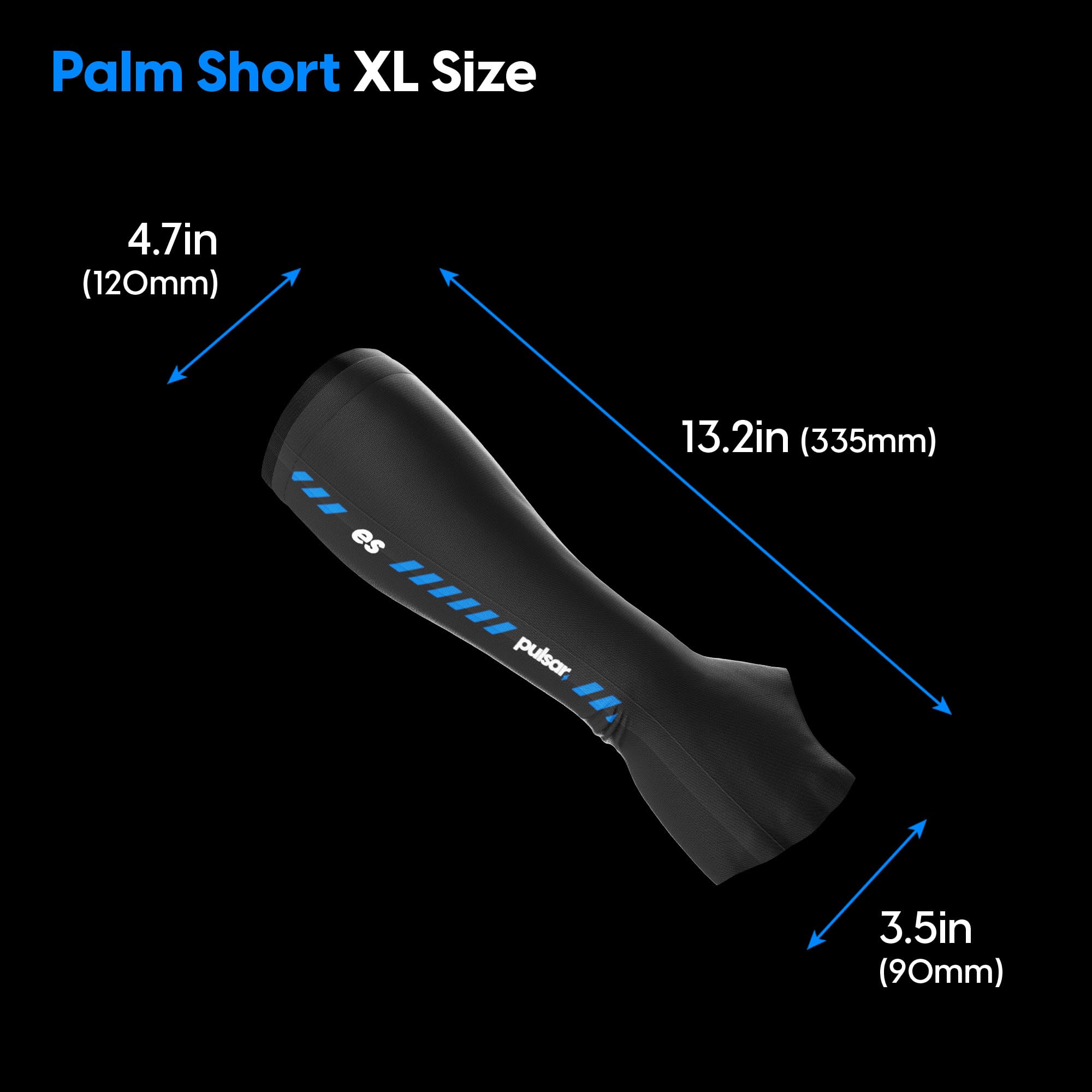 Pulsar eS arm sleeve supports stable aiming and smooth movements.
