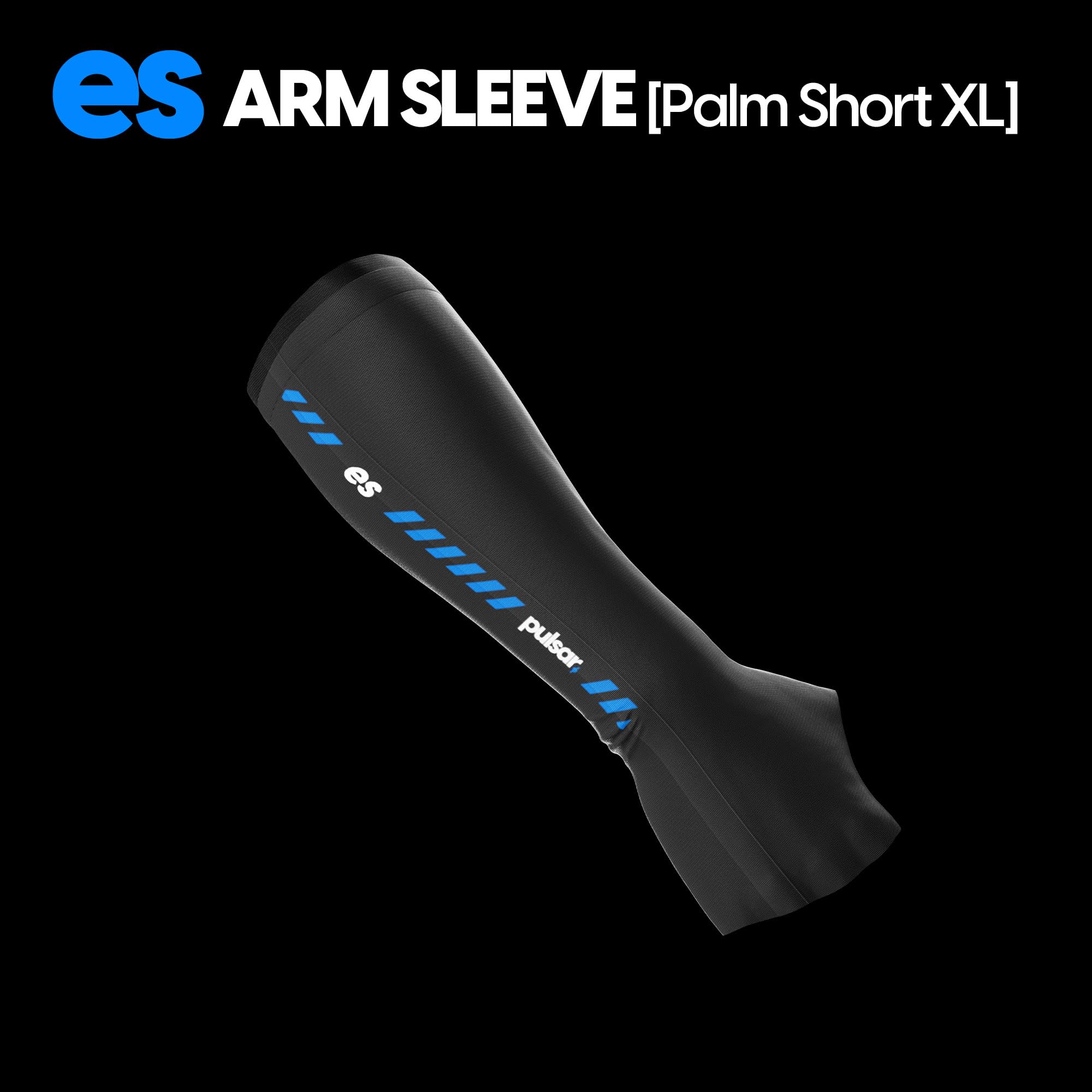 Pulsar eS arm sleeve compression for reduced fatigue and stable cursor control.