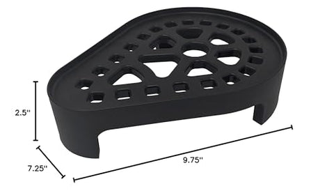 PumpSpy Sump Pump Stand detail-edges indicating corrosion-resistant construction and durable base