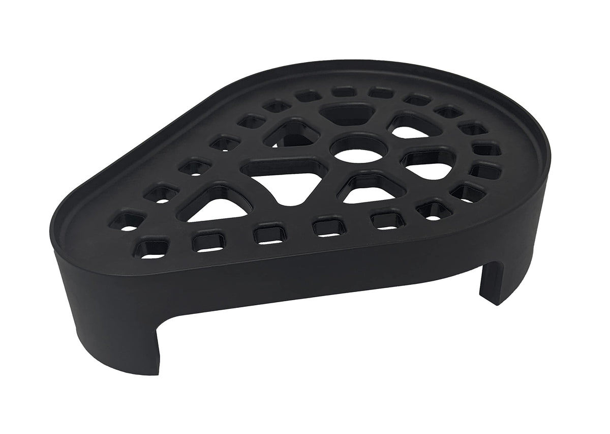 PumpSpy Sump Pump Stand front view showing elevated, sediment-resistant base for longevity