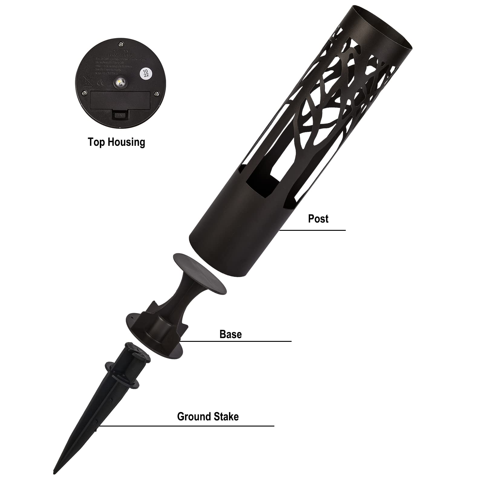 PUMPSUN waterproof top housing protects against rain for reliable nights.
